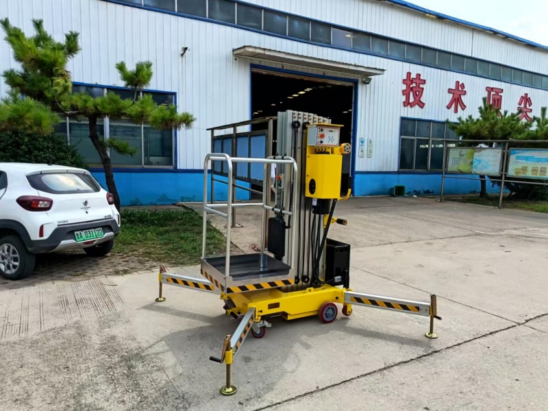 單桅柱高空作業平臺手推式主要作用是什么？